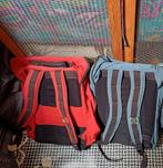 Rugzak kipling rood en licht blauw groot onverslijtbaar, Ophalen of Verzenden, Zo goed als nieuw, Blauw, 30 cm of meer