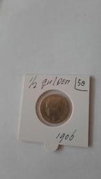 halve gulden wilhelmina kavel nr 58, Postzegels en Munten, Munten | Nederland, ½ gulden, Verzenden, Zilver, Koningin Wilhelmina