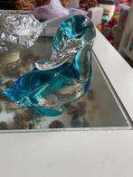 blauwe murano eend, Ophalen of Verzenden