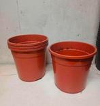 Kweekpotten 24 cm, Tuin en Terras, Bloempotten, Kunststof, Gebruikt, Rond, Ophalen of Verzenden