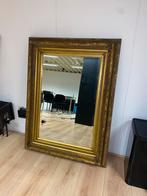 Grote Gouden Spiegel, Ophalen, 100 tot 150 cm, Zo goed als nieuw, 75 tot 100 cm