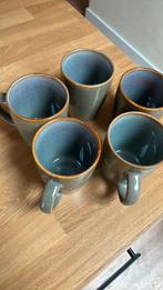 5 grote mokken, Huis en Inrichting, Keuken | Servies, Ophalen of Verzenden, Zo goed als nieuw, Overige stijlen, Kop(pen) en/of Schotel(s)