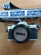 Zelden gebruikte Olympus OM10 met toebehoren, Ophalen, Zo goed als nieuw, Spiegelreflex, Olympus