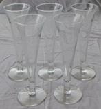 5 Mooie Champagne en/of cocktail glazen., Glas of Glazen, Ophalen of Verzenden, Overige stijlen, Glas