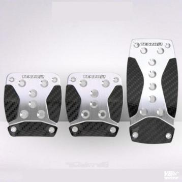 Tenzo-R Racing Sport Pedalen set Zilver/Carbon look beschikbaar voor biedingen