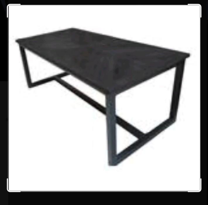 Te Koop U- poot mat zwart gepoedercoat, Huis en Inrichting, Tafelonderdelen, Nieuw, 150 tot 200 cm, 50 tot 100 cm, Rechthoekig