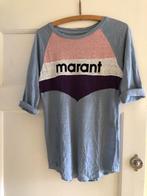 linnen top / T-shirt Isabel Marant Etoile blauw/rose mt M/S, Blauw, Zo goed als nieuw, Korte mouw, Maat 36 (S)
