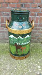 Mooie beschilderde oude melkbus merrie met veulen., Antiek en Kunst, Ophalen