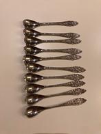 10 Sola verzilverde theelepels, Antiek en Kunst, Antiek | Bestek, Ophalen