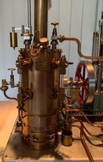Unieke stoommachine Lees onderaan?, Antiek en Kunst, Antiek | Speelgoed, Ophalen