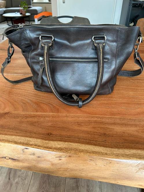 Cowboysbag barrow schoudertas, Sieraden, Tassen en Uiterlijk, Tassen | Schoudertassen, Zo goed als nieuw, Overige merken, Zwart