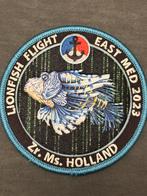 Embleem 860 SQN Lionfish flight east med 2023, Verzamelen, Verzenden, Marine, Nederland, Embleem of Badge