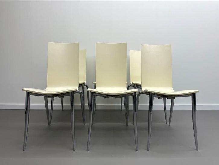 6x Driade Olly Tango stoelen ontwerp Philippe Starck, Huis en Inrichting, Stoelen, Zo goed als nieuw, Vijf, Zes of meer stoelen