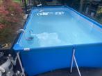 Luxe buitenzwembad 2x4x0,8 met zandfilter, Tuin en Terras, Zwembaden, Ophalen, 80 tot 120 cm, 300 cm of meer, Zo goed als nieuw