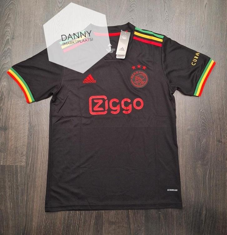 Ajax shirt (Bob Marley) 2021/2022 (retro/vintage) (nieuw), Sport en Fitness, Voetbal, Nieuw, Shirt, Maat M, Verzenden