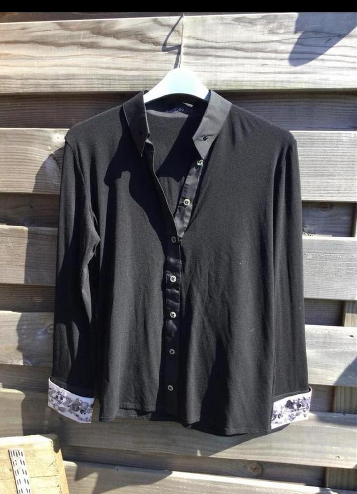 Marccain maat 5, Kleding | Dames, Blouses en Tunieken, Zo goed als nieuw, Maat 38/40 (M), Zwart, Ophalen of Verzenden