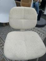 2 teddy stoelen, Huis en Inrichting, Stoelen, Ophalen, Zo goed als nieuw, Wit, Twee