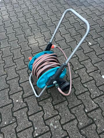 Tuinslang haspel Compleet Mobiele met slang 15 meter Lang beschikbaar voor biedingen