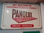 Emaille reclamebord Panolux, Verzamelen, Merken en Reclamevoorwerpen, Ophalen of Verzenden, Zo goed als nieuw, Reclamebord