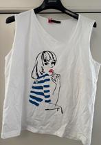 Asymmetrische top / singlet maat 38, Kleding | Dames, Maat 38/40 (M), Verzenden, Wit, Zo goed als nieuw