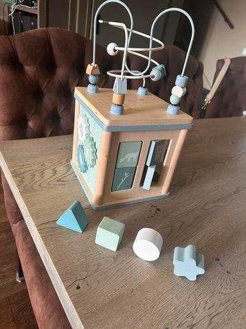 Little Dutch’s Houten Activiteitenkubus – Blauw/Groen beschikbaar voor biedingen