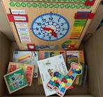 Educatief houten speelgoed, set, o.a. Goula, Clementone, Kinderen en Baby's, Speelgoed | Educatief en Creatief, Zo goed als nieuw