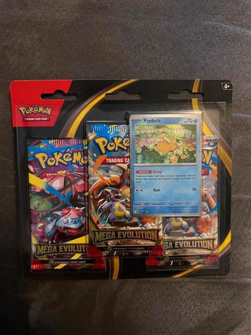 Pokémon - Mega Evolution 3 Pack Blister Psyduck beschikbaar voor biedingen