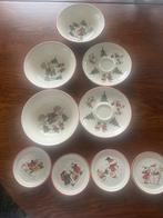 Wedgwood windsor kerst, Ophalen of Verzenden, Zo goed als nieuw, Wedgwood, Kop(pen) en/of Schotel(s)