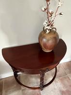 Houten haltafel wandtafel klassiek meubel, Ophalen of Verzenden, Gebruikt, 25 tot 50 cm, Rechthoekig