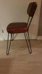 Eetkamerstoel, Huis en Inrichting, Stoelen, Ophalen, Bruin, Leer, Zo goed als nieuw