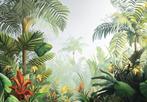 Botanisch fotobehang Into the Palm, Jungle behang, op maat!, Huis en Inrichting, Stoffering | Behang, Verzenden, Minder dan 10 m²