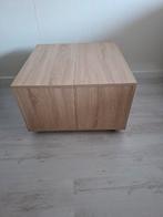 Salontafel 60x60cm, uitschuifbaar tot 60x75cm, Huis en Inrichting, Tafels | Salontafels, Ophalen of Verzenden