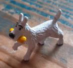 Vintage miniatuur Bobbie hondje Kuifje Esso 1973 plastic, Ophalen of Verzenden, Kuifje, Gebruikt, Beeldje of Figuurtje
