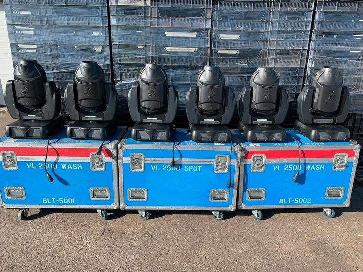 Vari-Lite Movingheads - VL2000, VL2402, VL2500 Wash Moet Weg, Muziek en Instrumenten, Licht en Laser, Gebruikt, Licht, Kleur, Ophalen