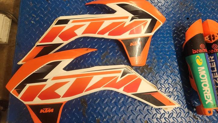 KTM SX 125 Zij kappen 2014, Motoren, Onderdelen | Overige, Gebruikt, Ophalen of Verzenden