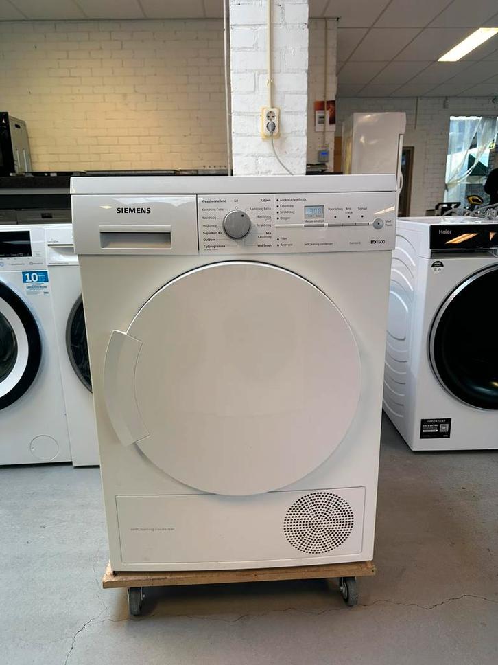 SIEMENS IQ500 7KG A++ WARMTEPOMPDROGER VRIJSTAAND VOORLADER, Witgoed en Apparatuur, Wasdrogers, Refurbished, Condens, Voorlader