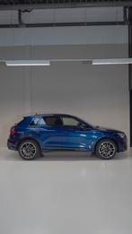 Audi Q3 45 TFSI e S-Line 2022 blauw/Led/cam/Hybride, Auto's, Zwart, 4 cilinders, Blauw, Bedrijf