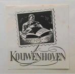 Exlibris J. Kouwenhoven (Martin Horwitz) (filatelie, man), Antiek en Kunst, Ophalen of Verzenden