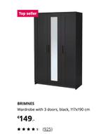 Brimnes wardrobe ikea, Ophalen of Verzenden, 25 tot 50 cm, Minder dan 100 cm