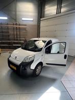 Fiat Fiorino 1.4 57KW CNG 2011, Auto's, Euro 5, Zwart, 4 cilinders, Wit