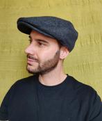 Vintage flatcap / franse pet / grijs / maat 60 / petten, Albert Cuypstr 168a, 60 cm (XL, 7½ inch) of meer, Vintage, Ophalen of Verzenden