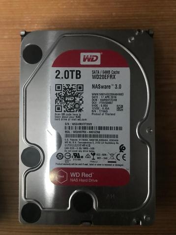 Western Digital WD20EFRX 2TB Hard Disk SATA WD Red beschikbaar voor biedingen