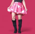 Retro stijl bloem mini rok taille mt 42 tm 54 recycled Nieuw, Kleding | Dames, Carnavalskleding en Feestkleding, Carnaval, -, -