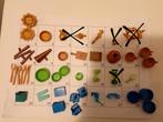 Playmobil onderdelen keuken, etc goud, groen, blauw, rood, Ophalen of Verzenden, Gebruikt, Los playmobil