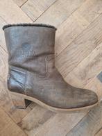 Shabbies Amsterdam enkellaarsje taupe mt 40 zgst, Ophalen of Verzenden, Gedragen, Bruin