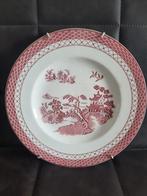 Antiek bord Sarreguemines, Woods Burslem, Hankow decor, Antiek en Kunst, Ophalen of Verzenden