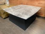 Richmond Interiors salontafel Geisha marmer blad, Huis en Inrichting, Tafels | Salontafels, Ophalen, 50 tot 100 cm, Vierkant, 50 tot 100 cm