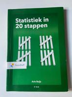Statistiek in 20 stappen - Arie Buijs, Boeken, Studieboeken en Cursussen, Ophalen of Verzenden, Beta, Gelezen, HBO