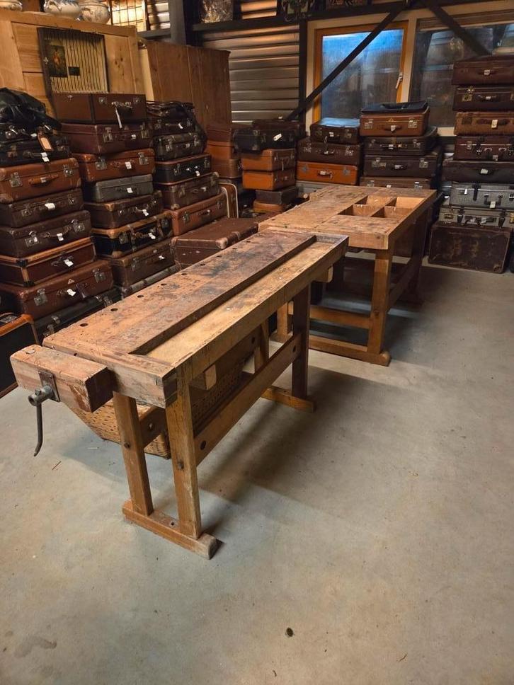 Werkbank, werkbanken., Antiek en Kunst, Curiosa en Brocante, Ophalen