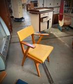 Vintage houten stoelen, Huis en Inrichting, Stoelen, Drie, Gebruikt, Ophalen of Verzenden, Hout